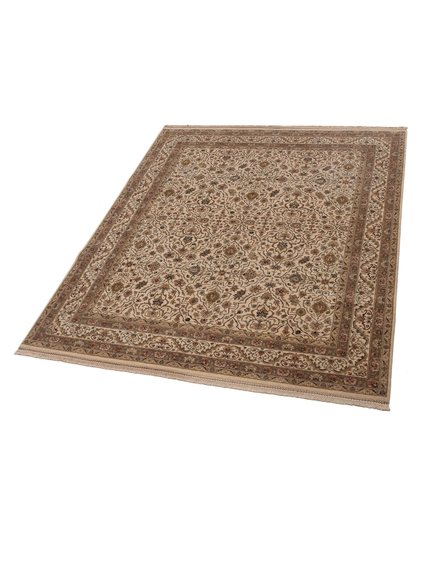 Platinum 90449 Ivory Ivory 8.2x9.10 Hand Knotted Rug