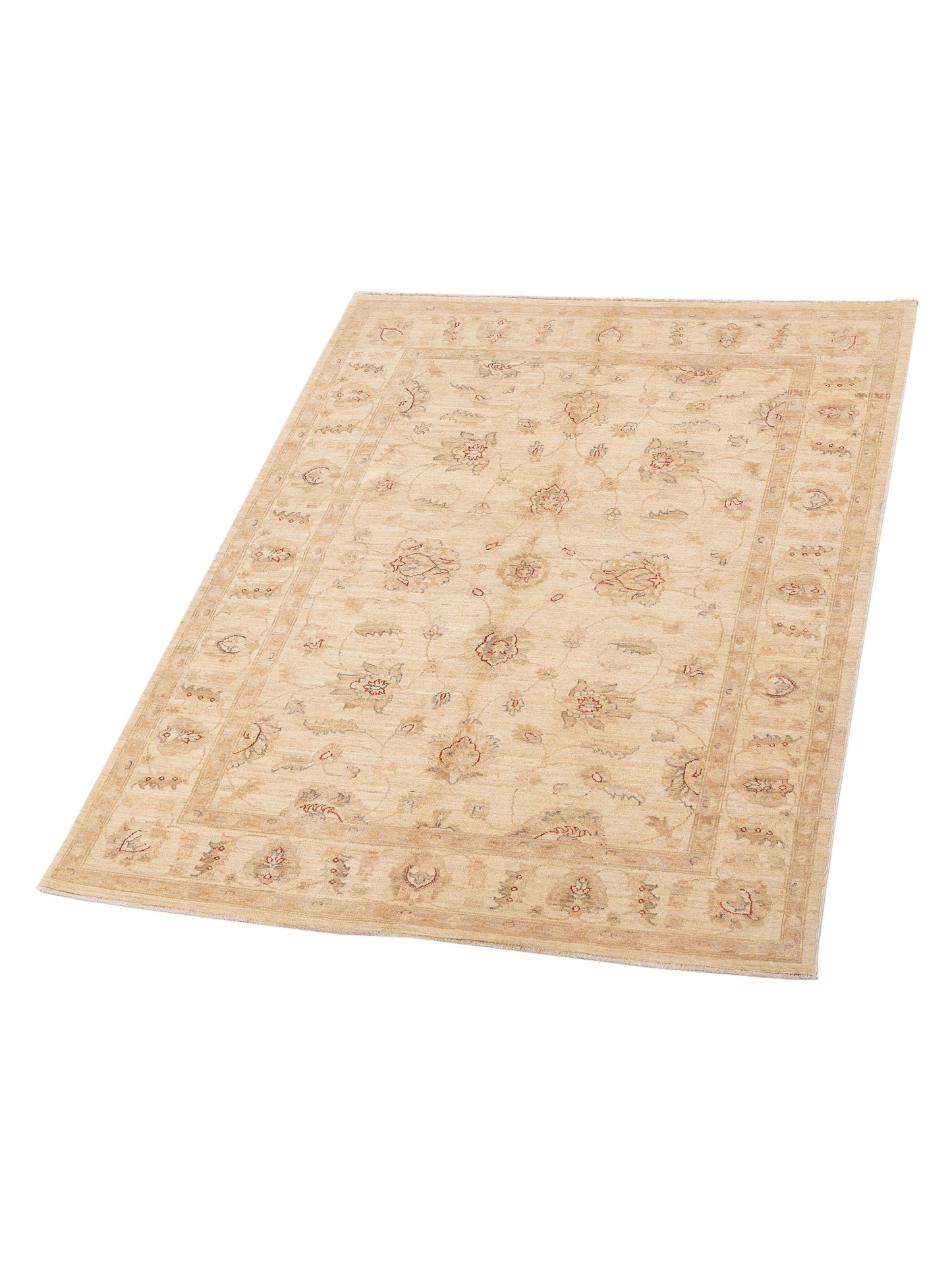 Sultan 119014 Ivory Ivory 5.1x6.8 Hand Knotted Rug