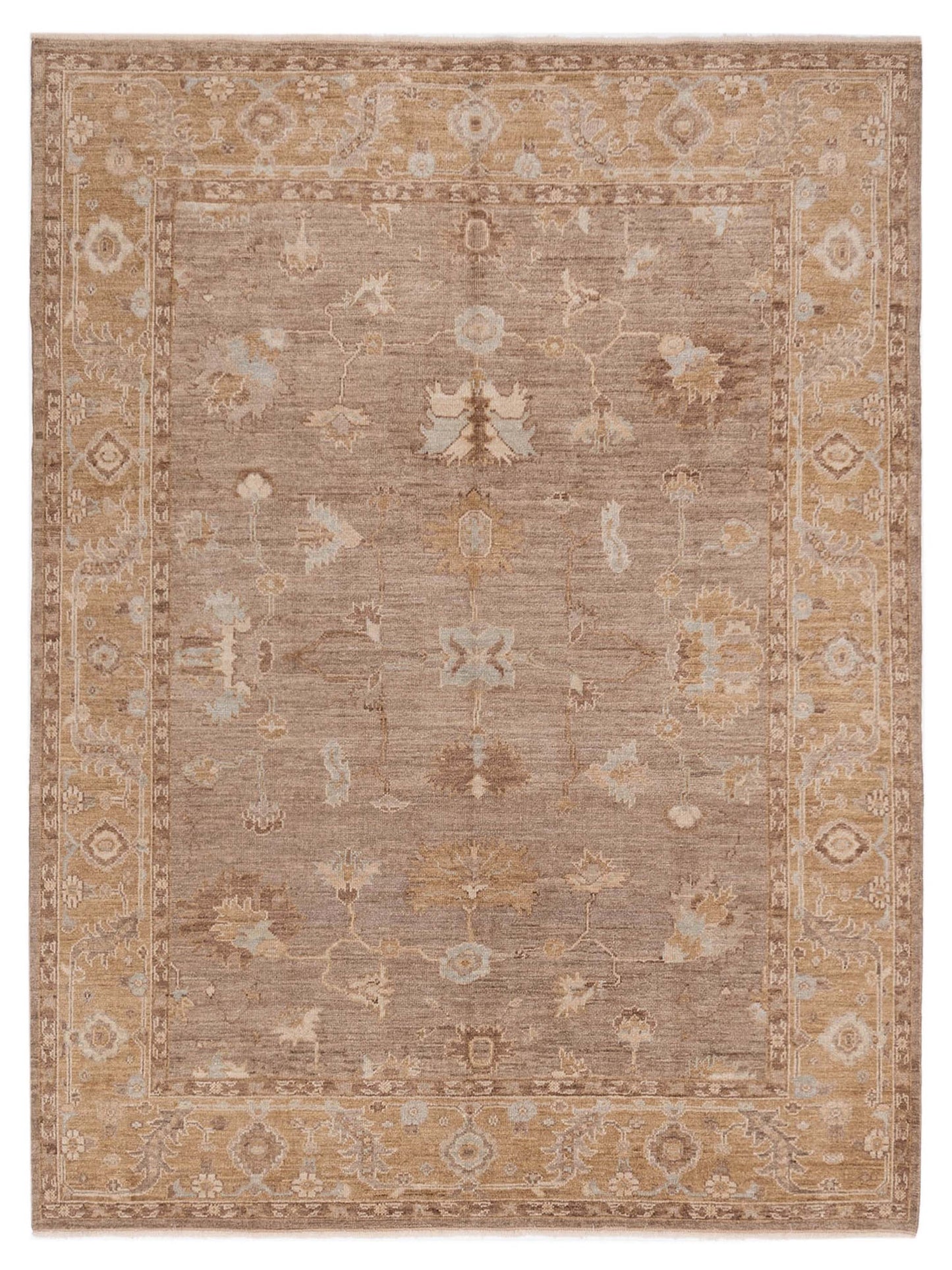 Anadol Angora Oushak  Brown Gold Traditional