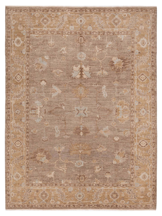 Anadol Angora Oushak  Brown Gold Traditional