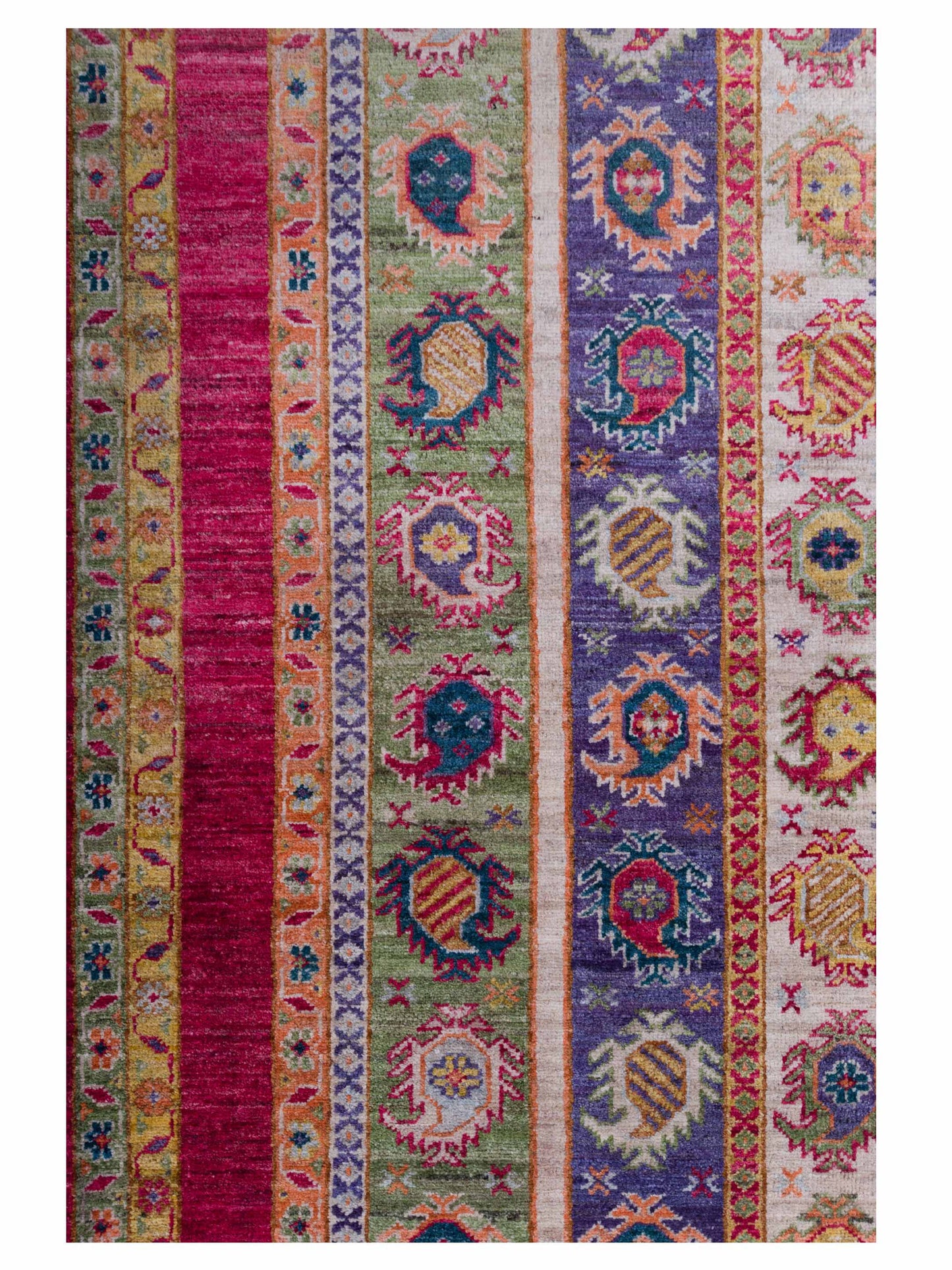 Shawl 126982 Multi 3.11x6 Hand Knotted Rug