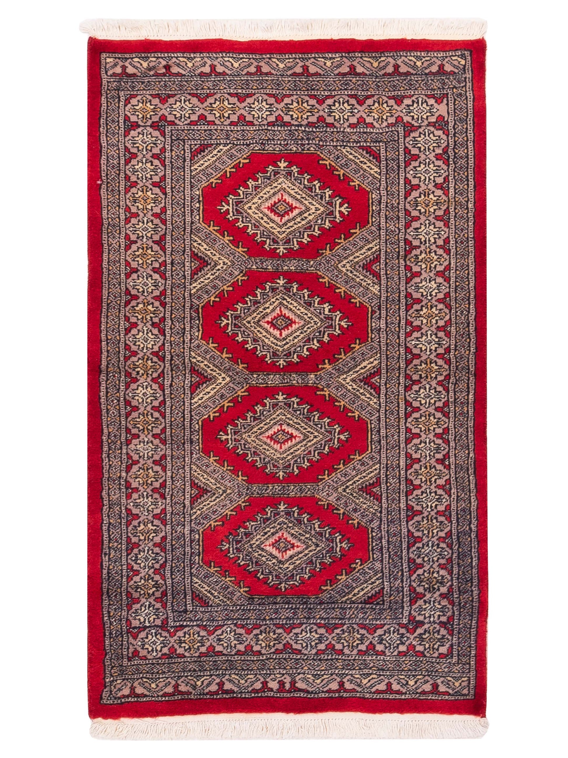 Nomad Bokhara  Red Pink Traditional