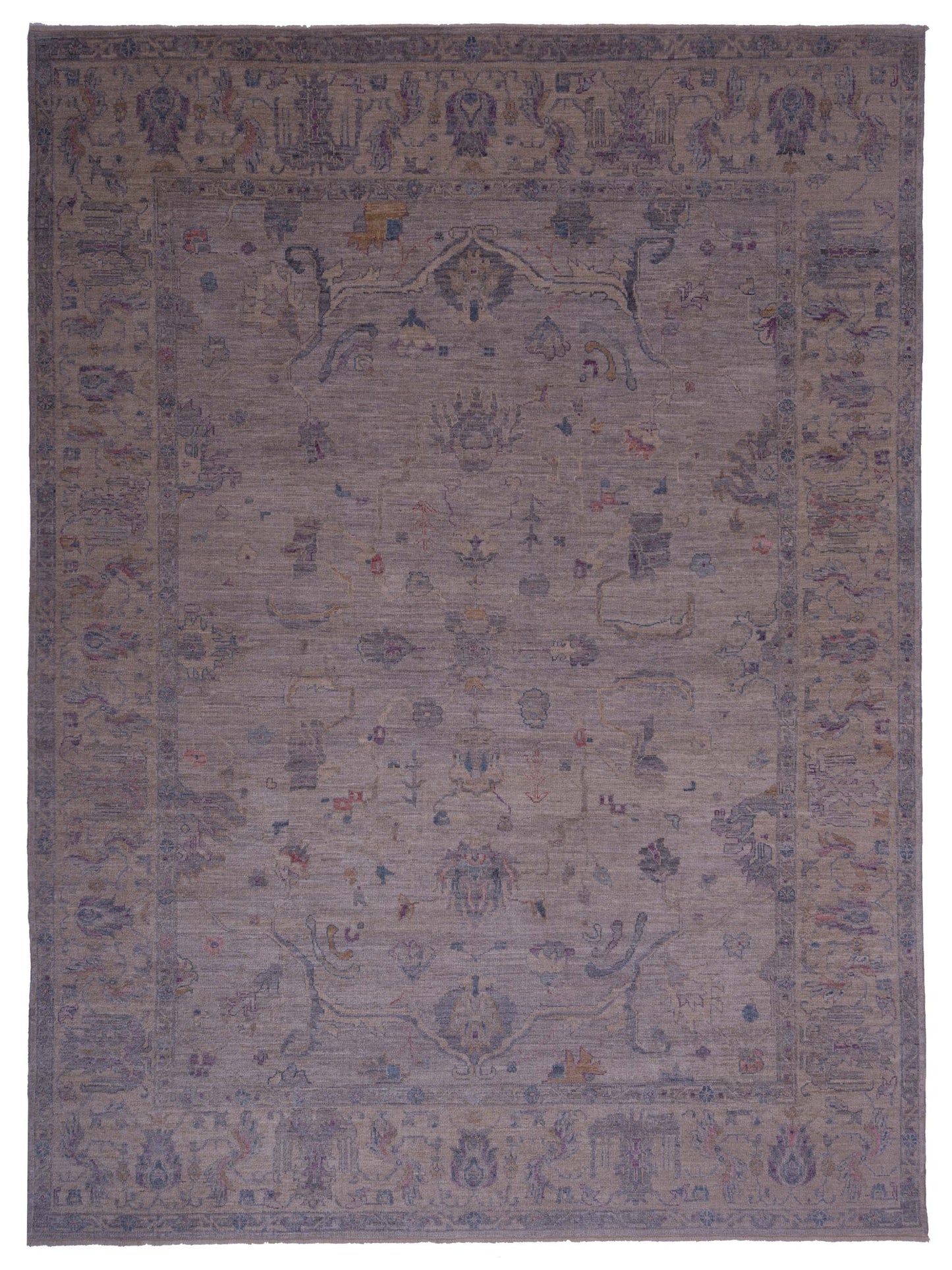 Anadol Angora Oushak  Gray Ivory Traditional