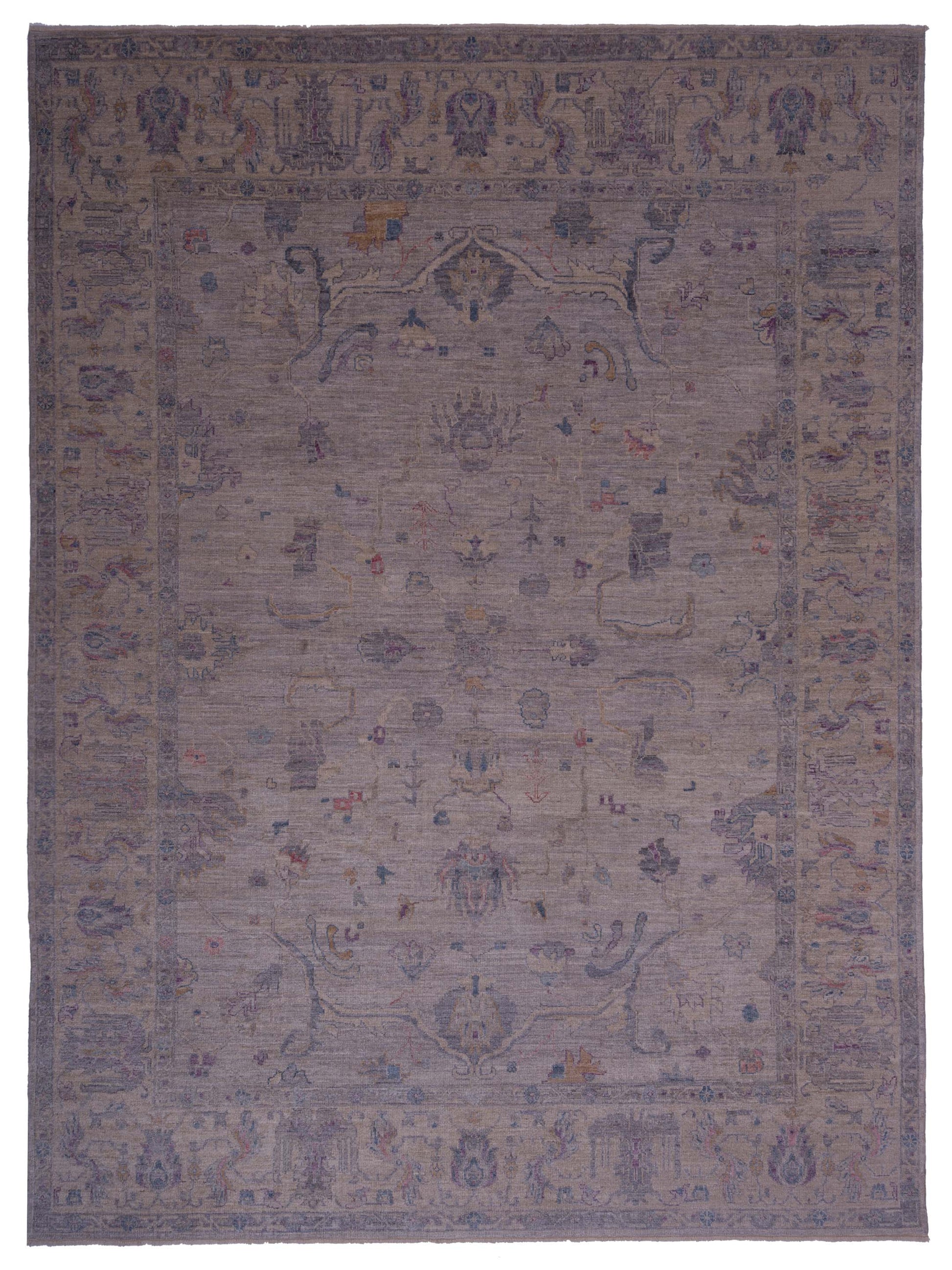 Anadol Angora Oushak  Gray Ivory Traditional