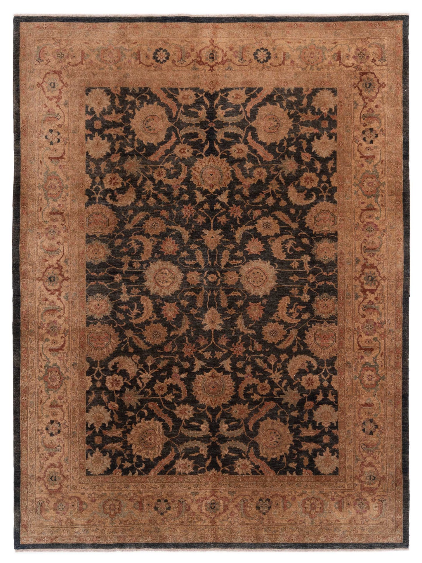 Rajpur Ghazani  Charcoal Gold Traditional