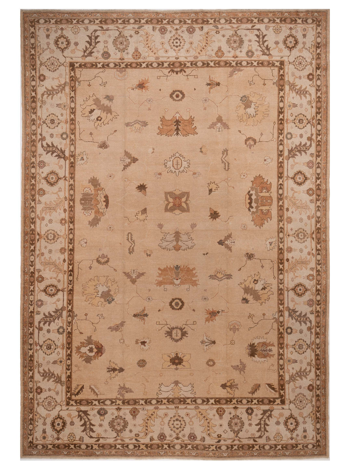 Anadol Angora Oushak  Camel Ivory Traditional