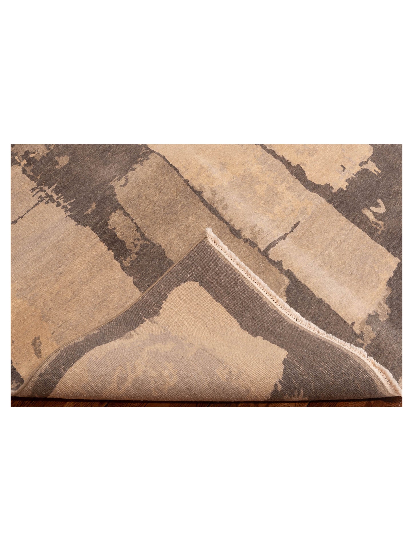Tibetino 119306 Silver Gray 6.1x9 Hand Knotted Rug