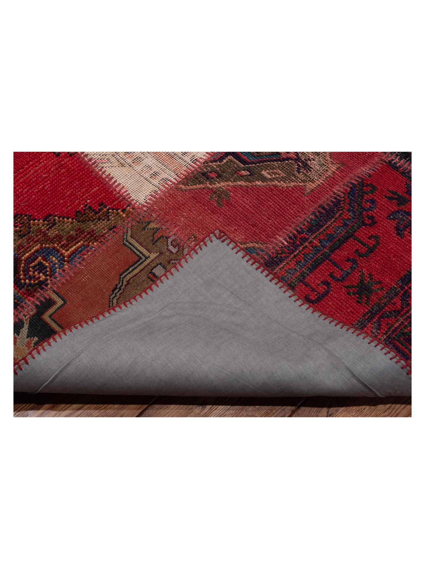 Turkish Vestige Patchwork 146048 Multi 10x13.11 Hand Knotted Rug