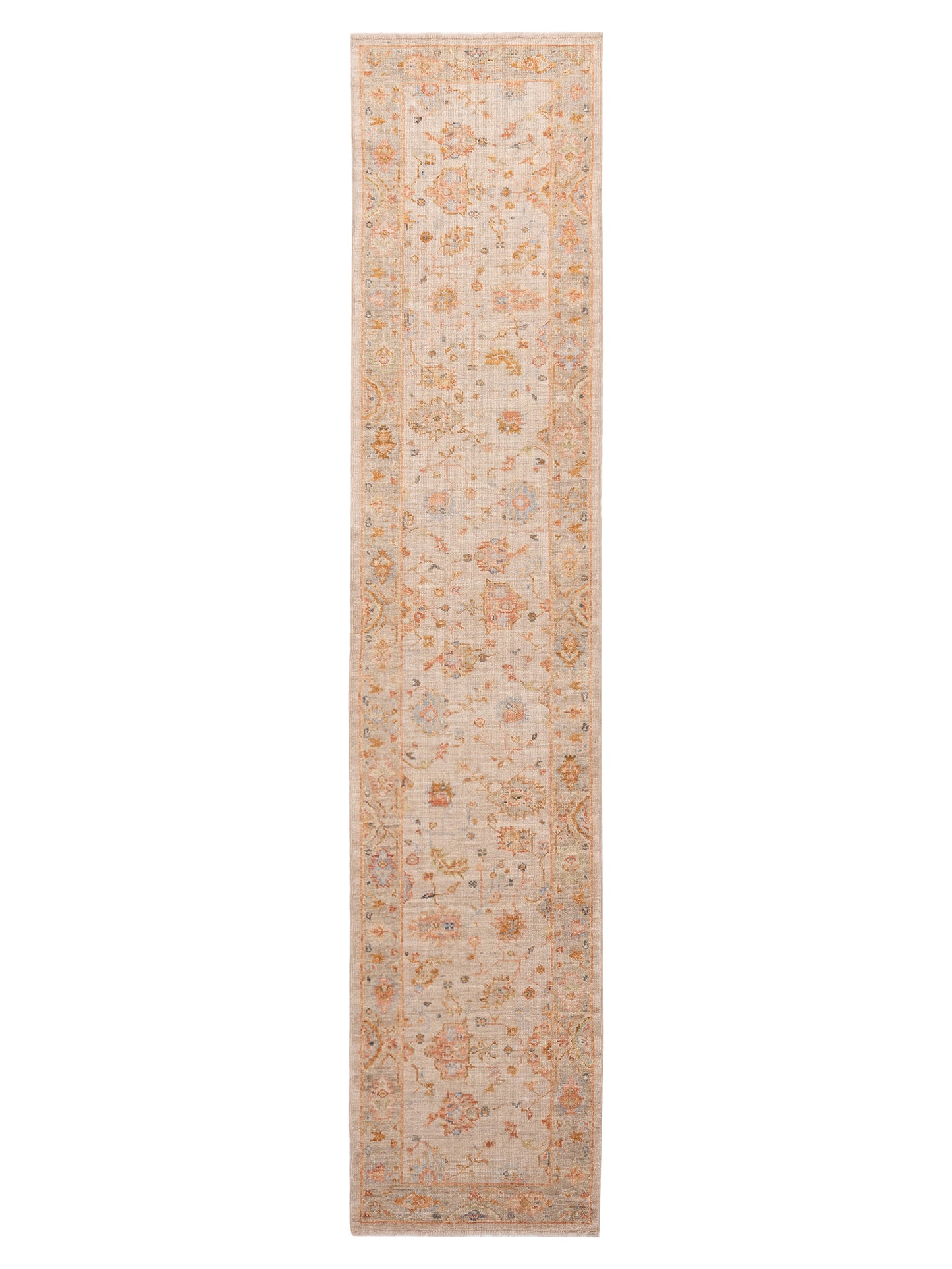 Anadol Angora Oushak  Ivory Silver Traditional