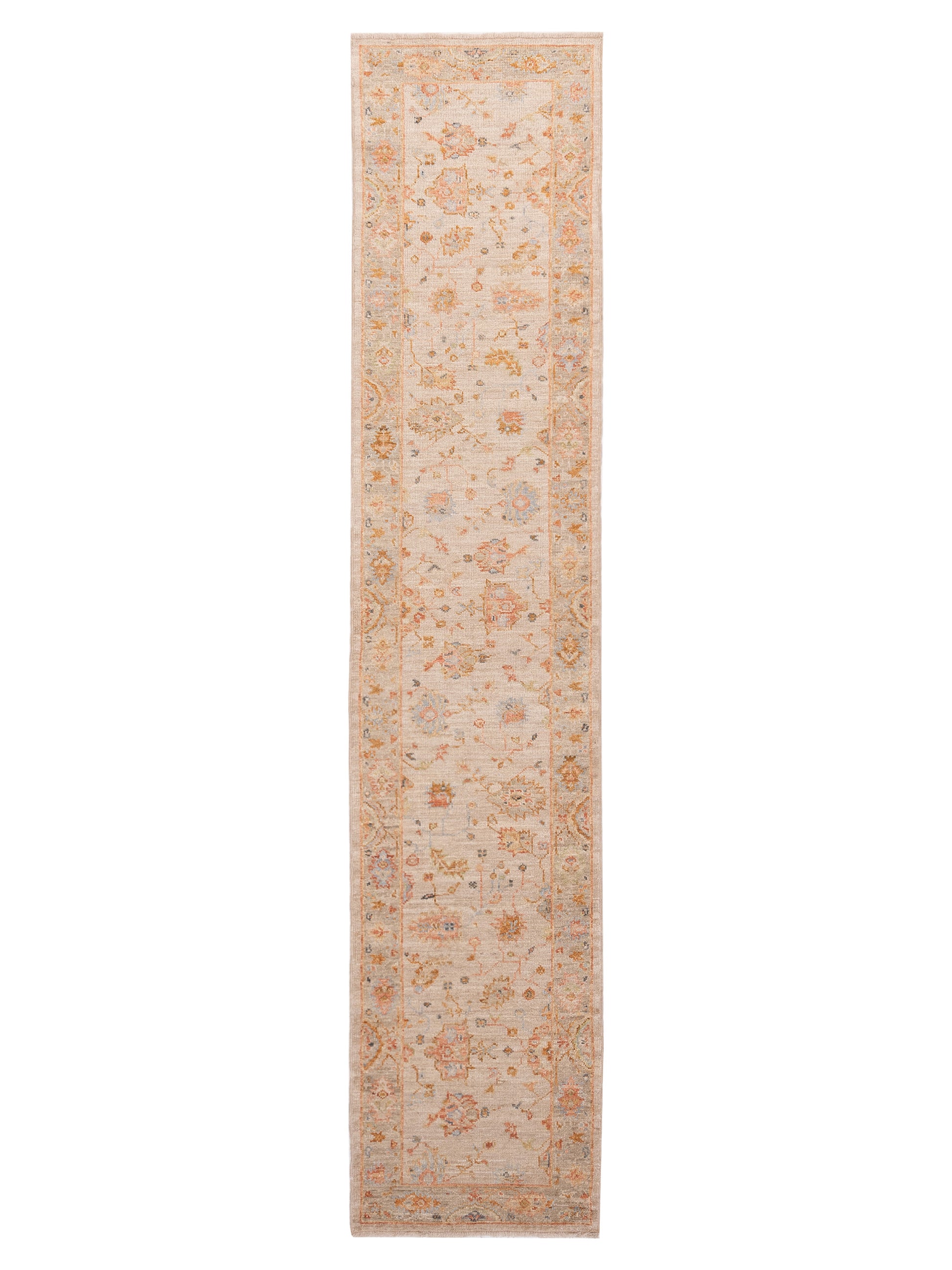 Anadol Angora Oushak  Ivory Silver Traditional