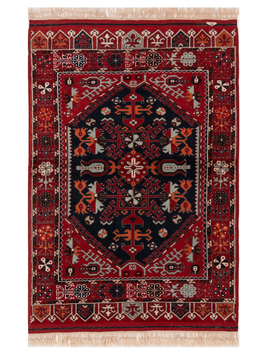 Pasha Turkish Shirwan  Black Red Transitional