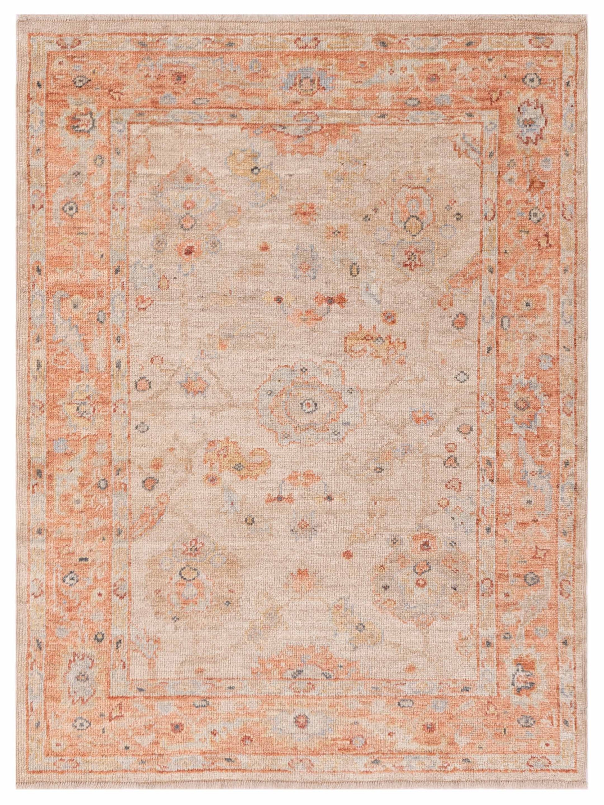 Anadol Angora Oushak  Beige Rust Traditional