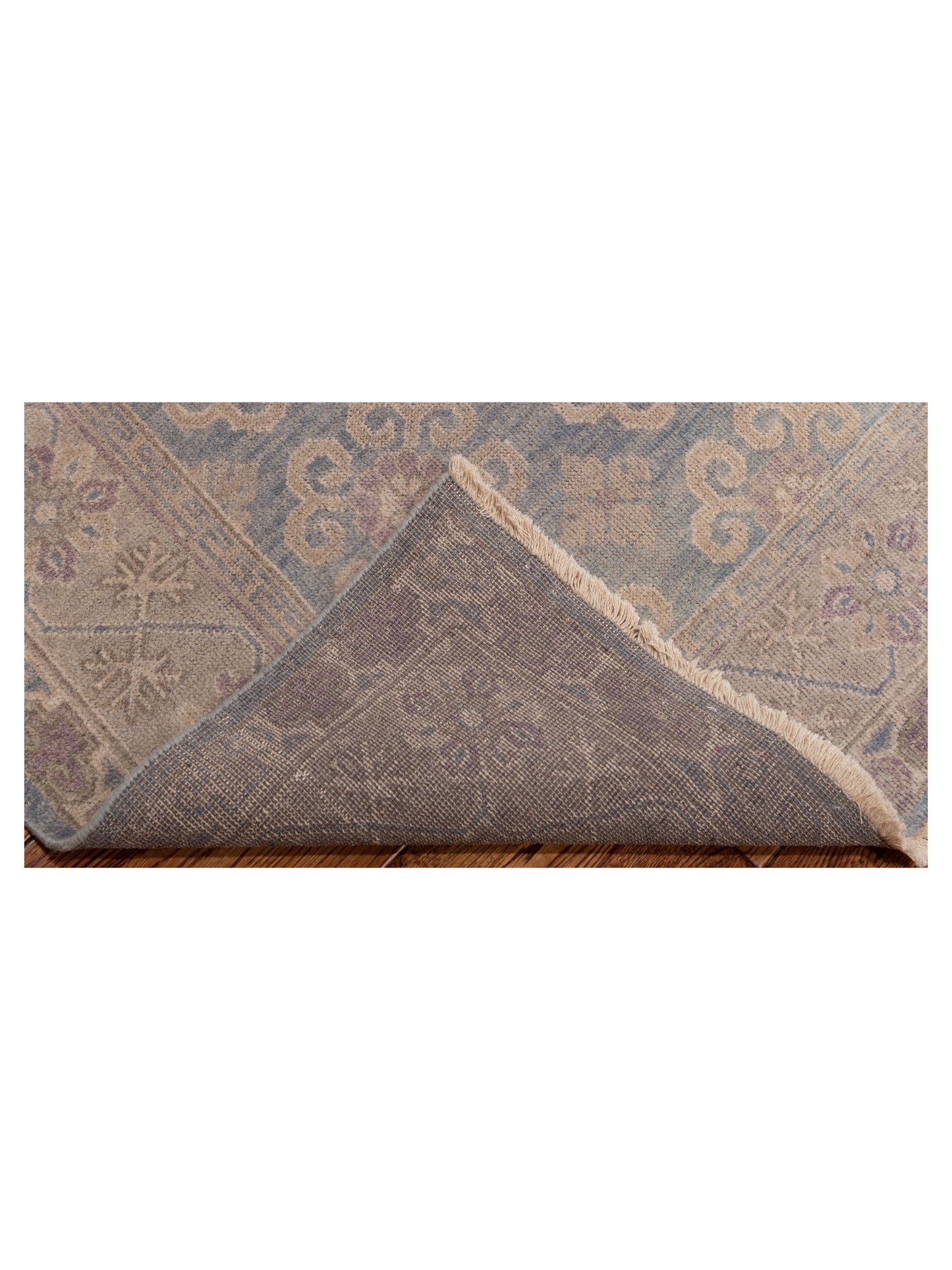 Evren 123504 Blue Silver 4.1x5.9 Hand Knotted Rug