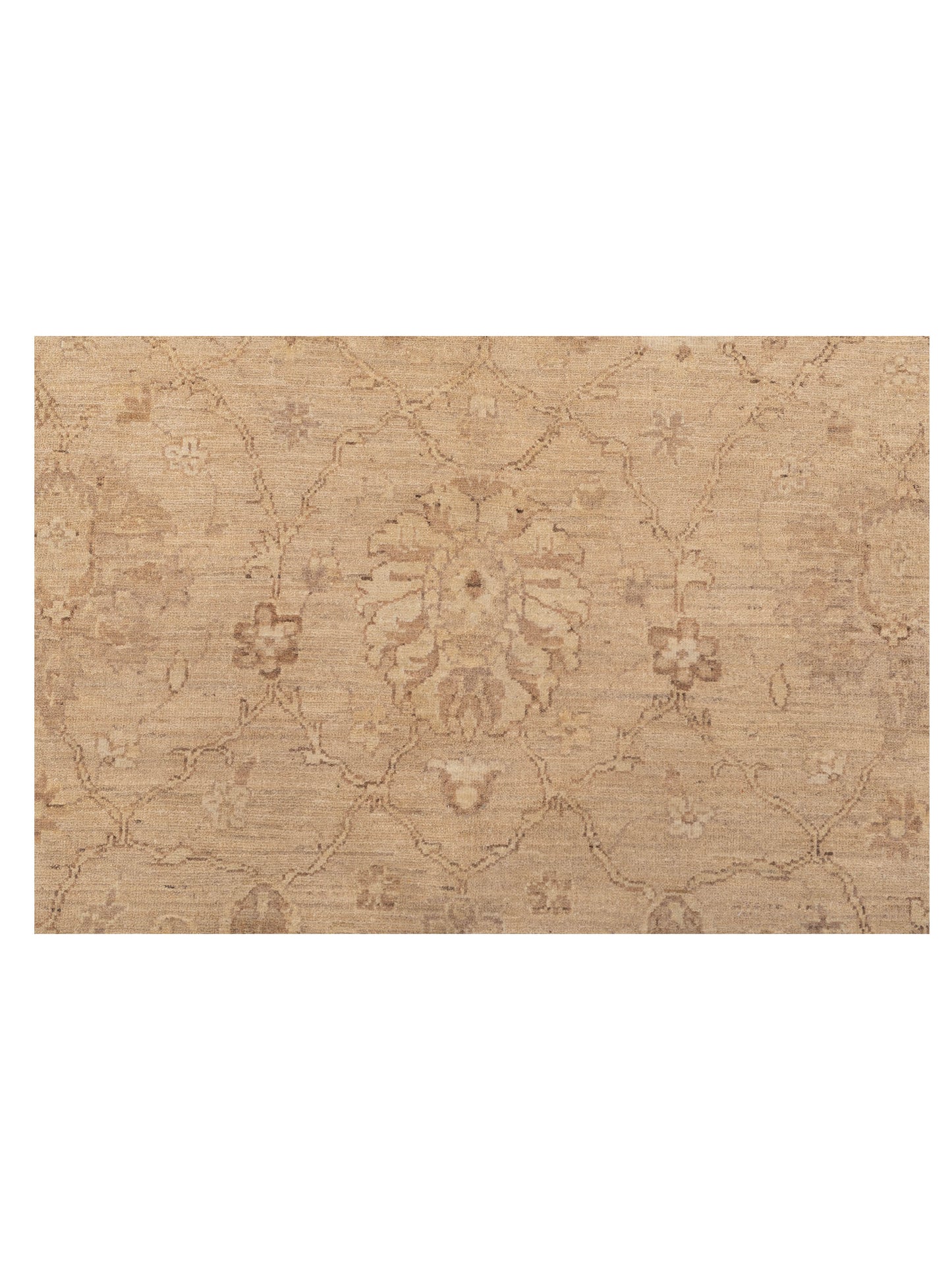 Laila 113084 Camel Ivory 8.8x11.9 Hand Knotted Rug