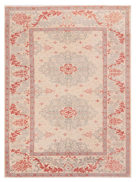 Pasha Antique Loom  Ivory Ivory Transitional
