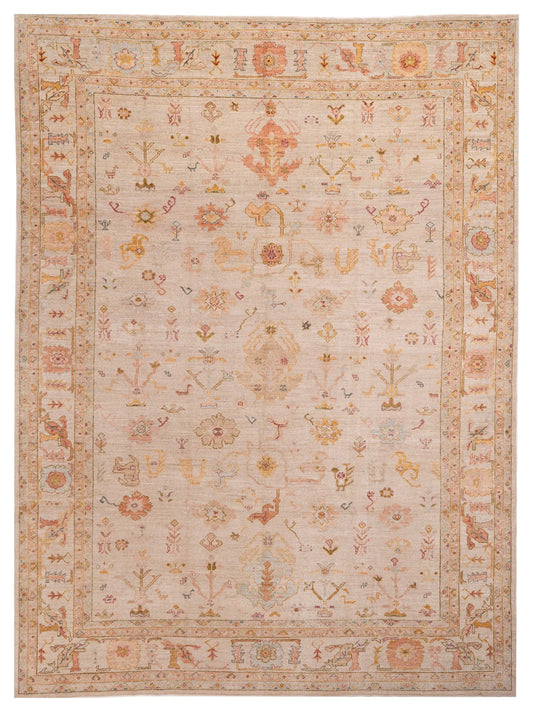 Anadol Angora Oushak  Beige Beige Traditional