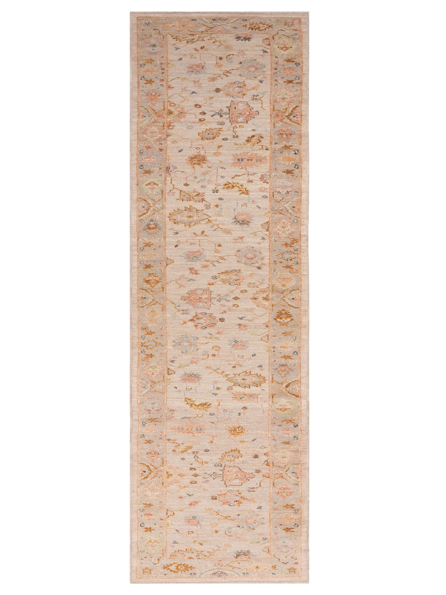 Anadol Angora Oushak  Beige Brown Traditional