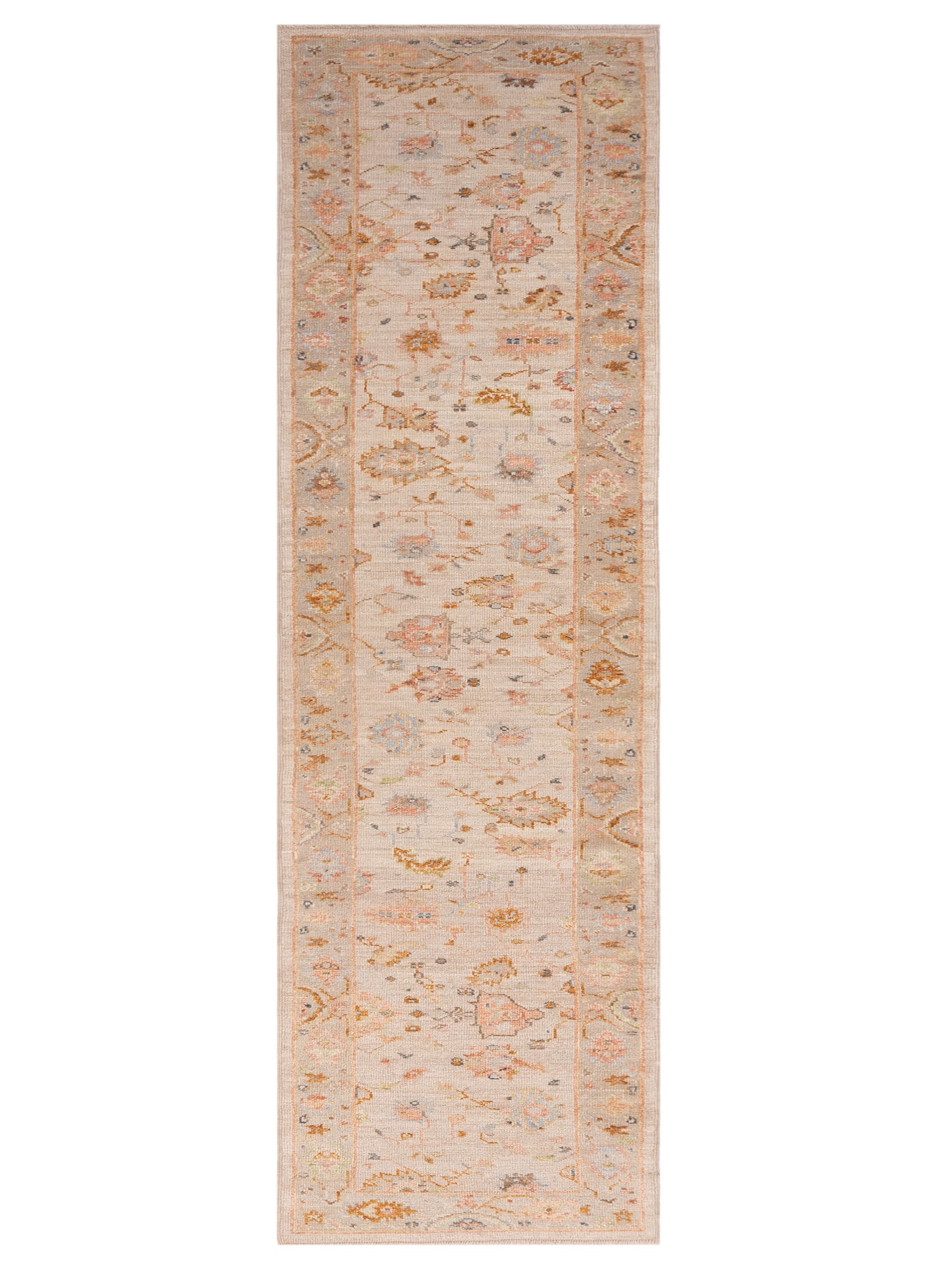 Anadol Angora Oushak  Beige Brown Traditional