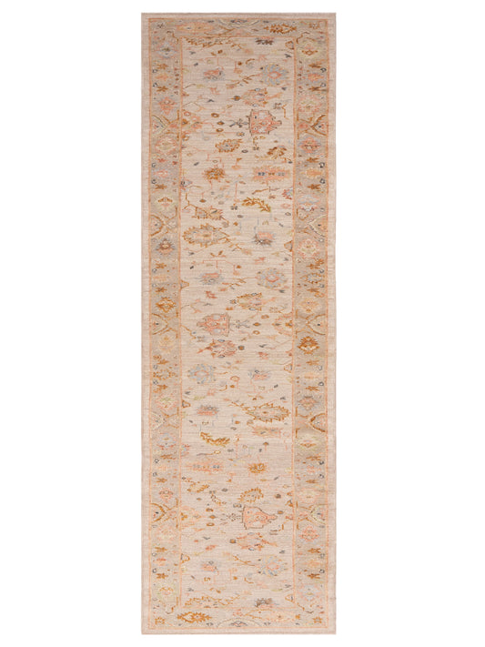 Anadol Angora Oushak  Beige Brown Traditional