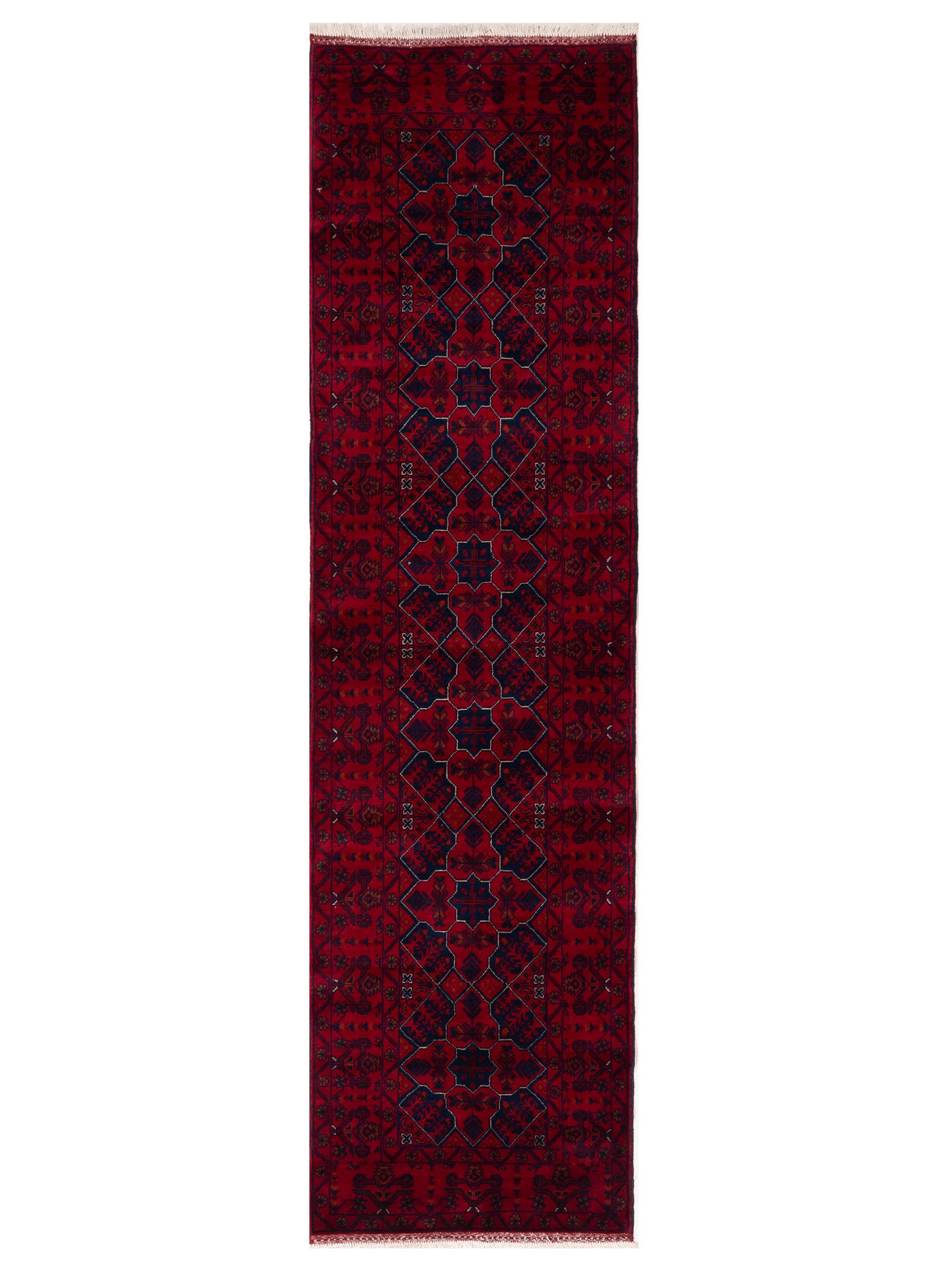Nomad Afghan Belcik  Navy Red Tribal