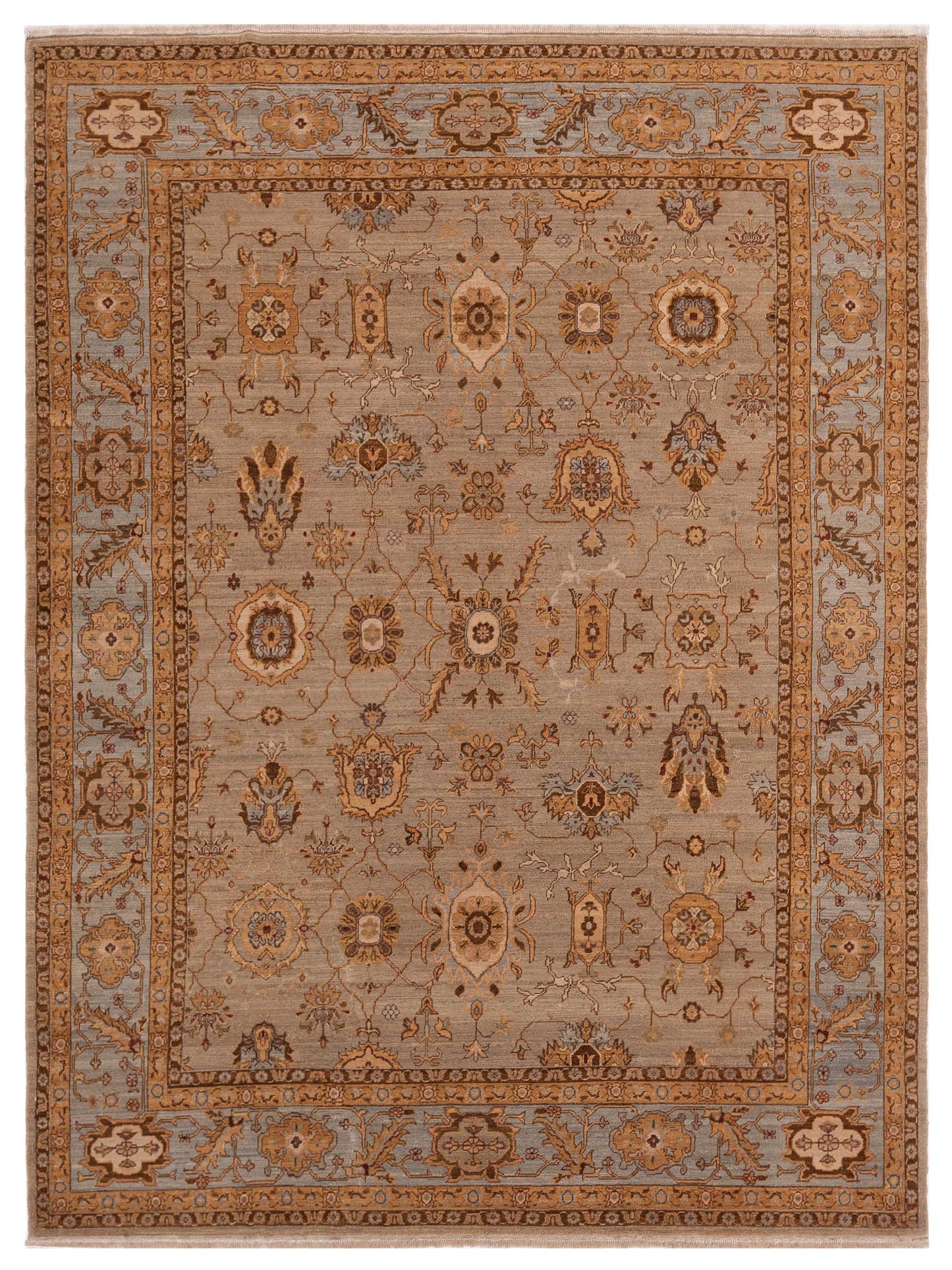 Pasha Karya  Silver Blue Traditional