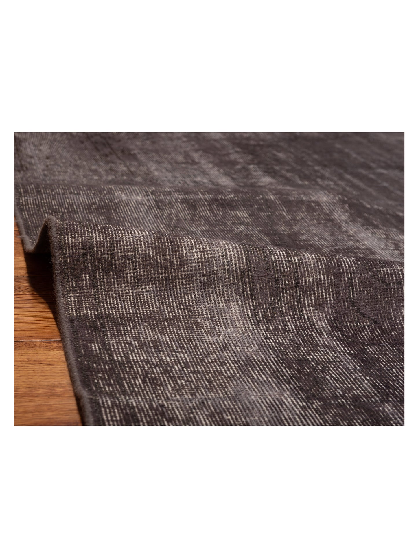 Vintage 112380 Gray 7.2x10.2 Hand Knotted Rug