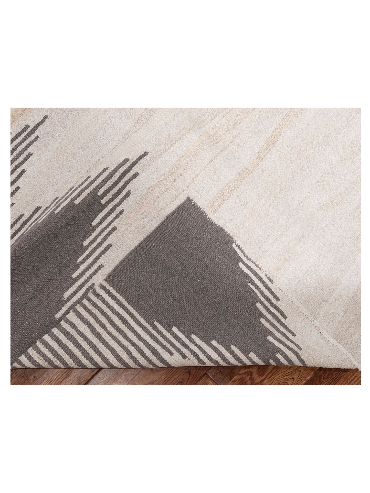 Aladdin 152605 Ivory Gray 9.6x13 Hand Woven Rug