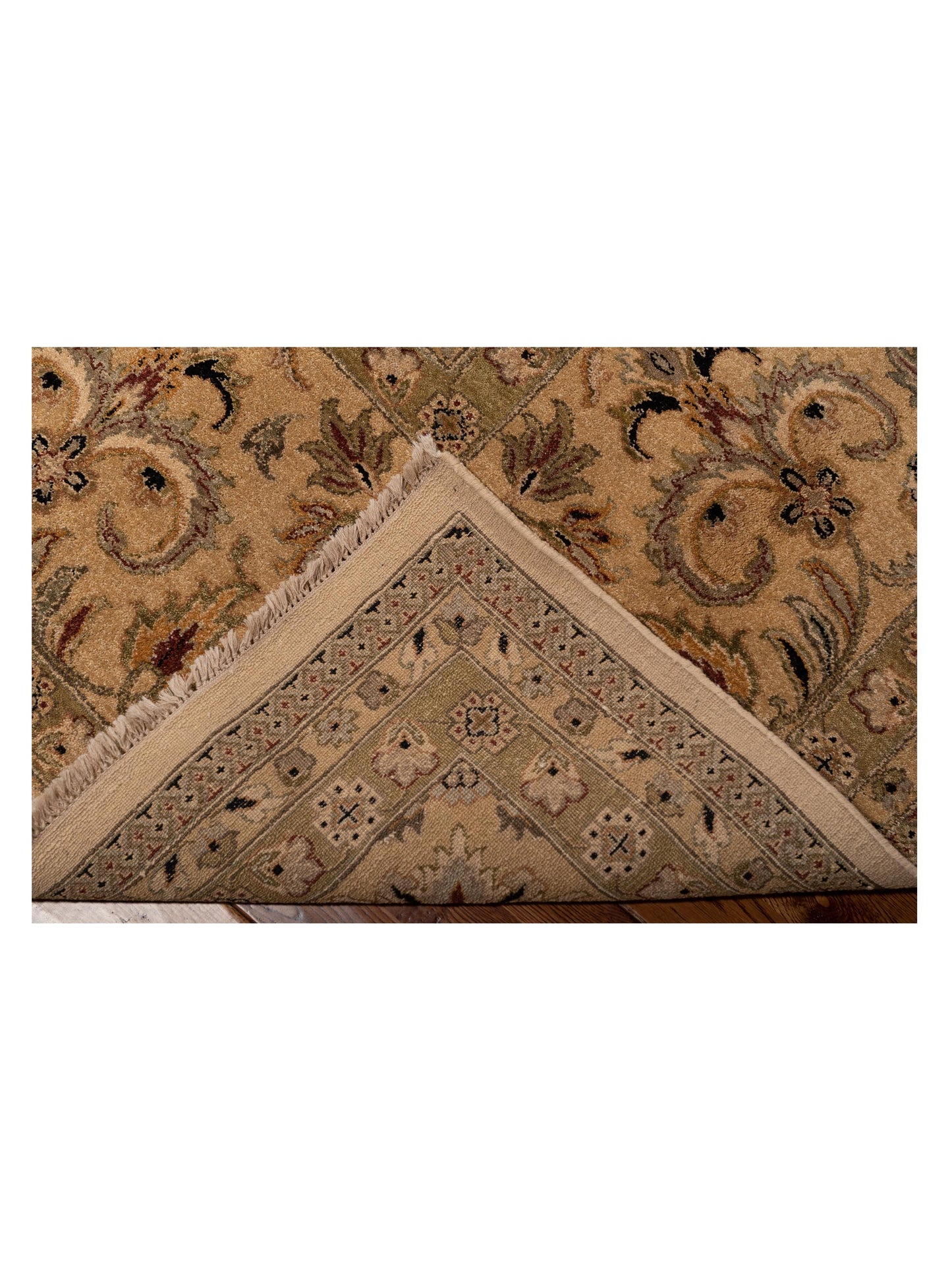 Haji Jalili 106788 Ivory Gold 13.2x17.4 Hand Knotted Rug