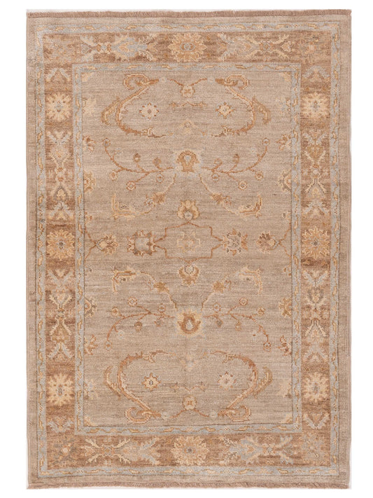 Anadol Angora Oushak  Silver Brown Traditional