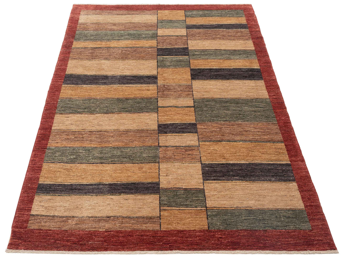 Gabbeh 92559 Multi Multi 6.8x8.10 Hand Knotted Rug
