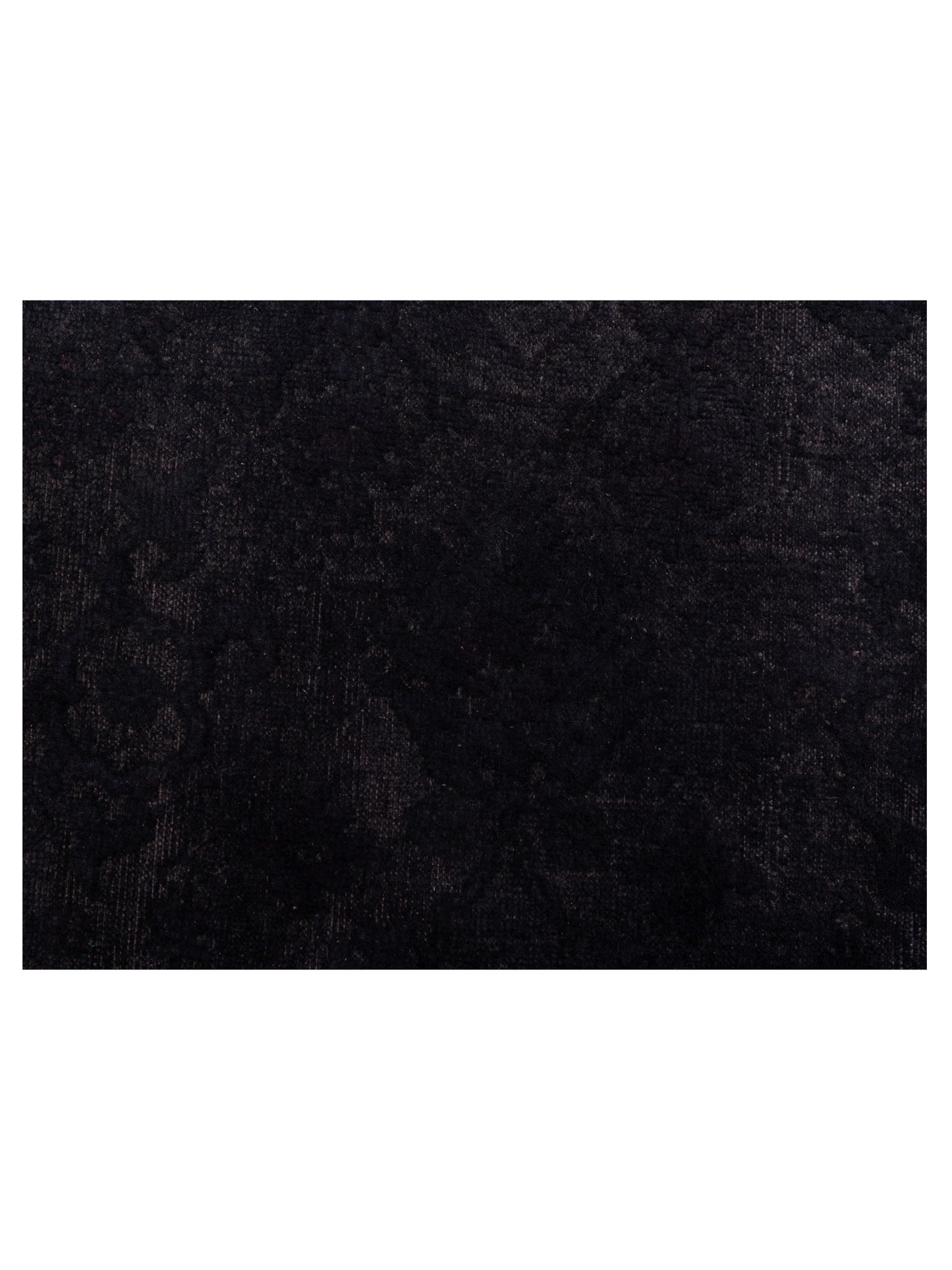 Vintage 113325 Black 5.9x8.4 Hand Knotted Rug