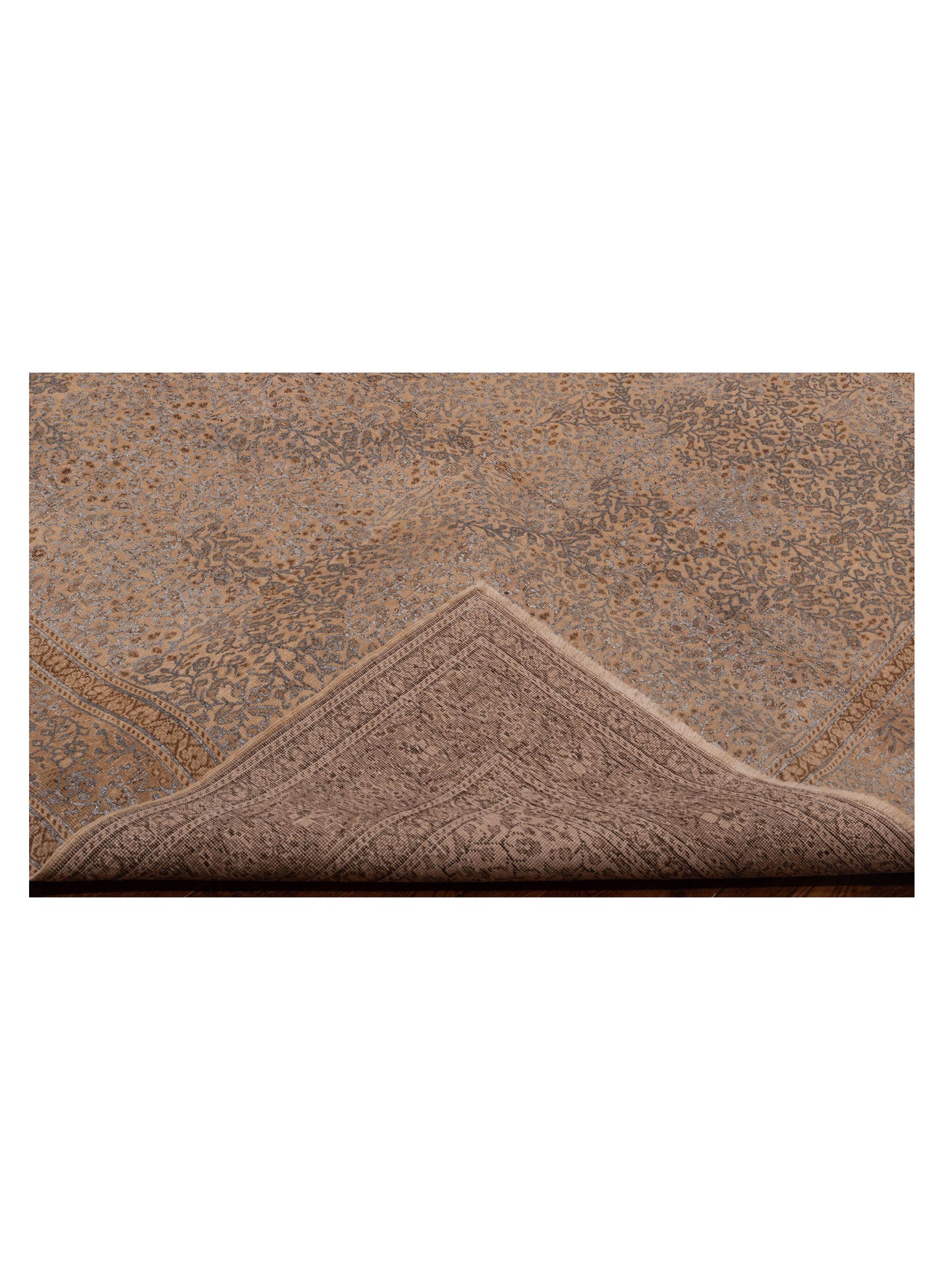 Vintage 108304 Beige 6.5x9.4 Hand Knotted Rug