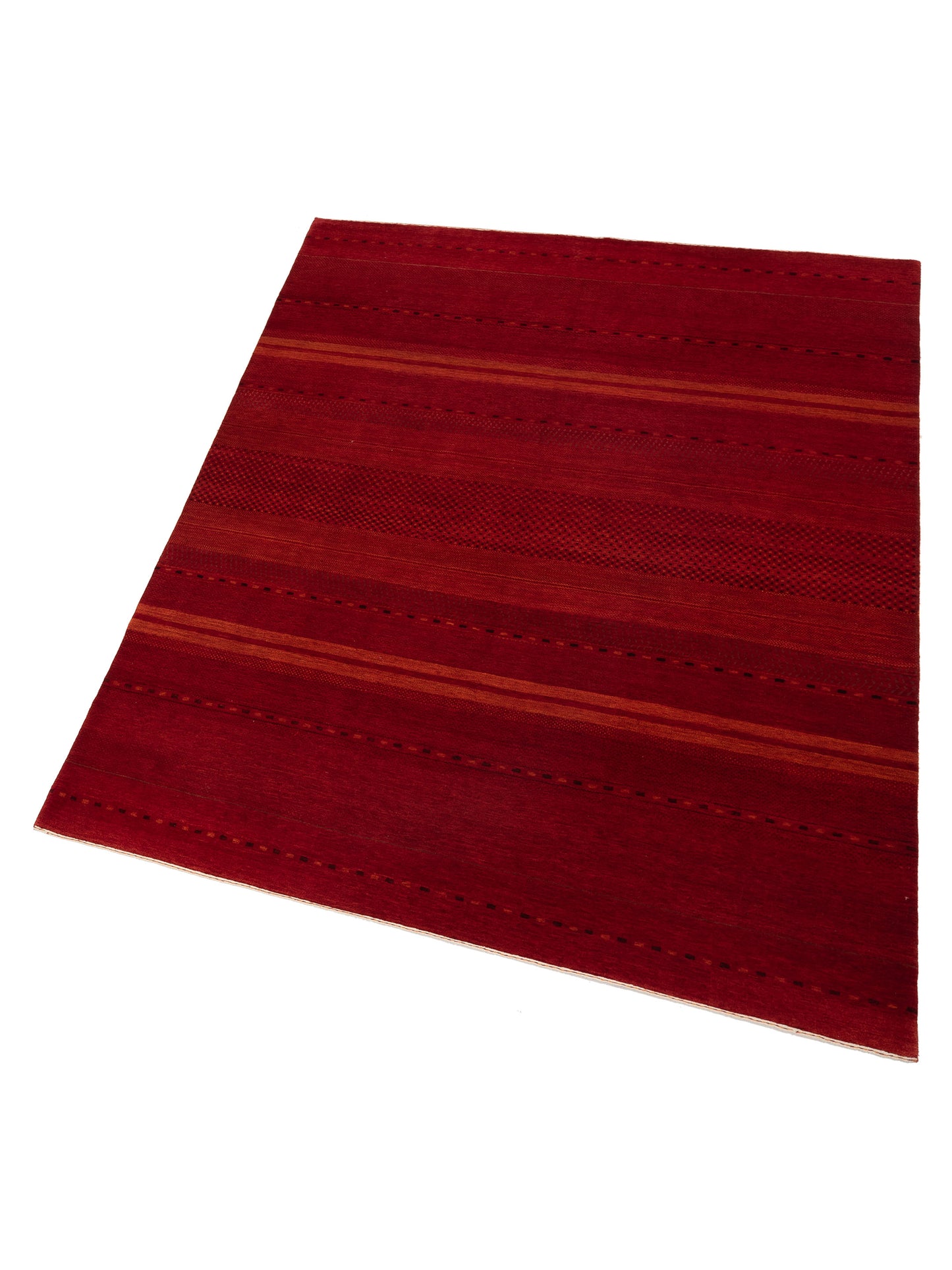 Loribaft 108471 Red 7.10x9.8 Hand Knotted Rug