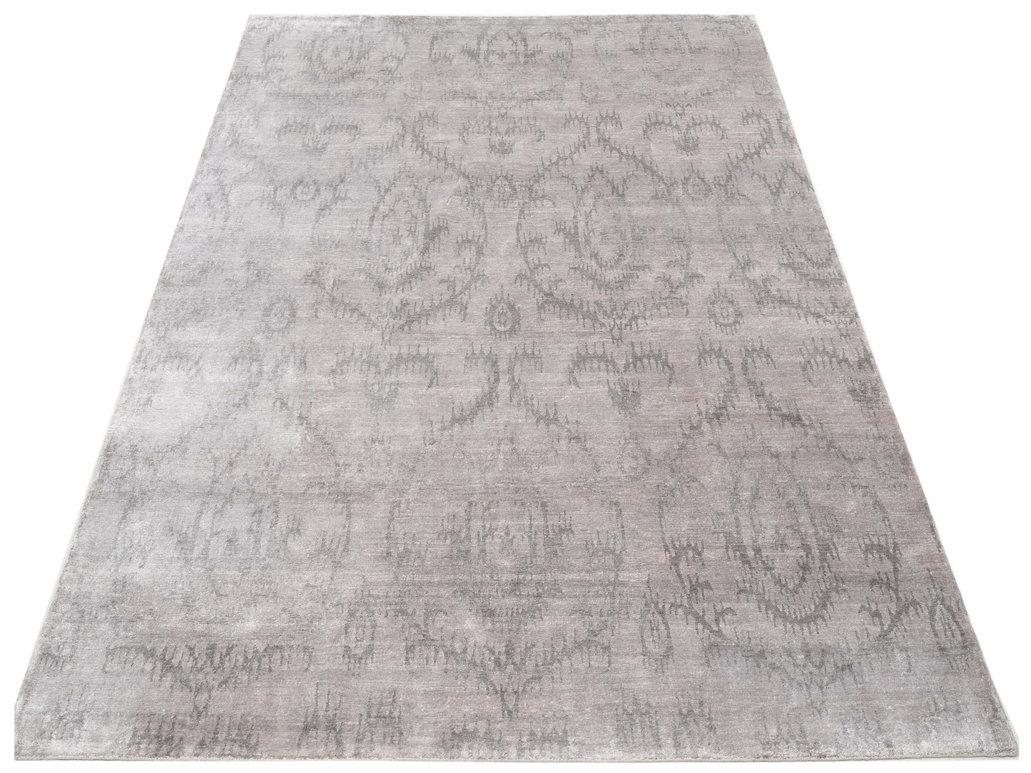 Tibetino 119197 Beige Green 8.1x9.11 Hand Knotted Rug