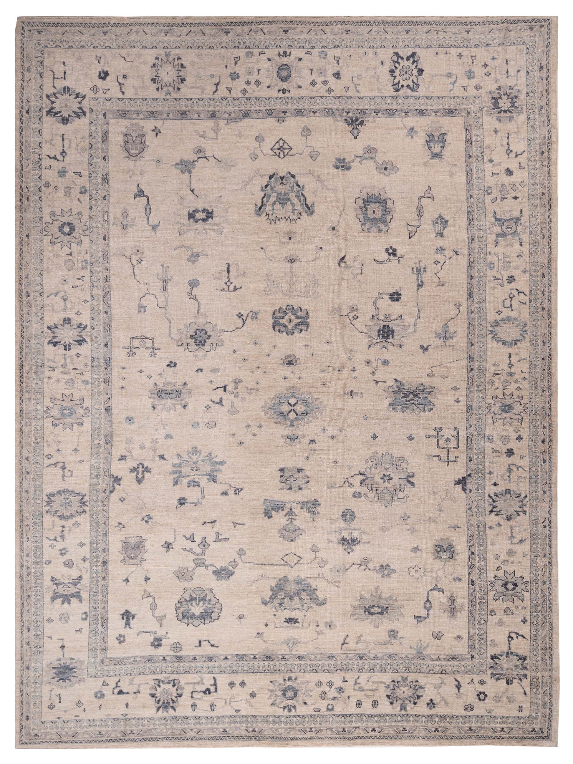 Anadol Angora Oushak  Ivory Ivory Traditional
