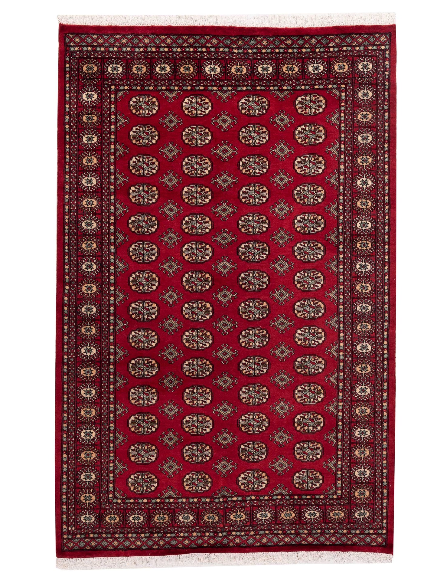 Nomad Bokhara  Red Red Traditional