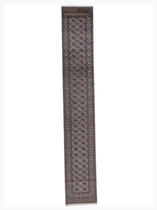 Nomad Bokhara  Gray Gray Traditional