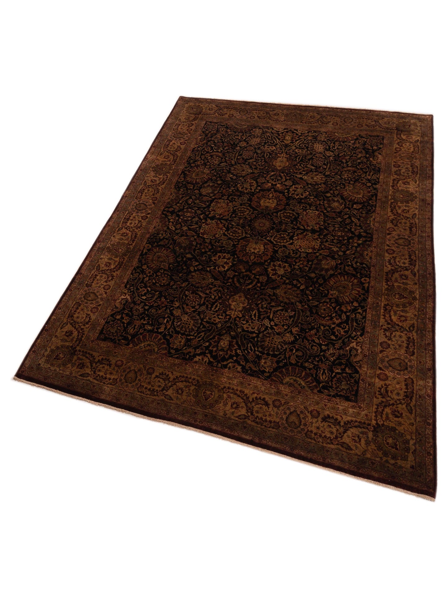 Sivas 82718 Black Gold 8.9x11.11 Hand Knotted Rug