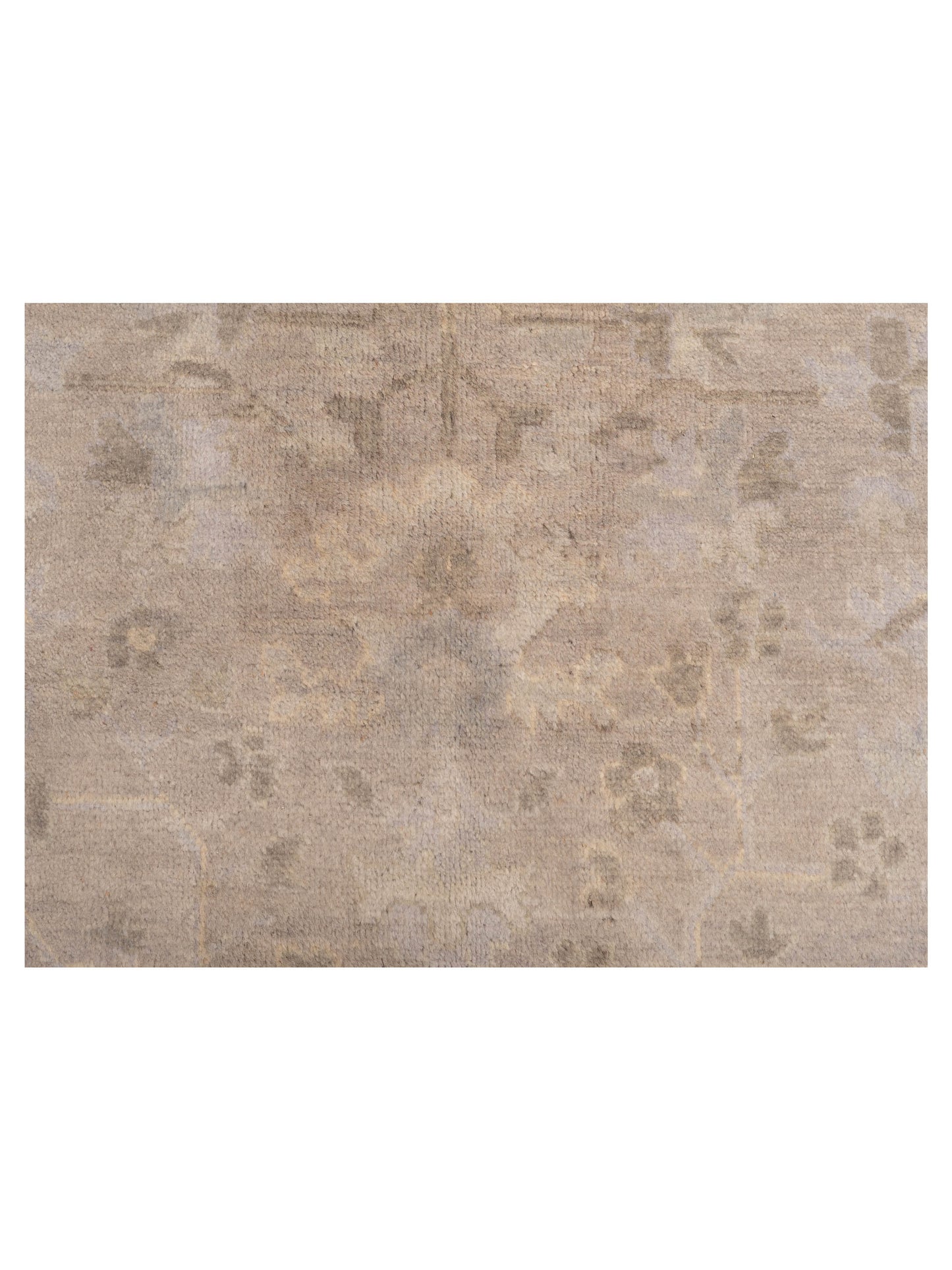 Oushak Shah 120422 Gray Gray 6x9 Hand Knotted Rug