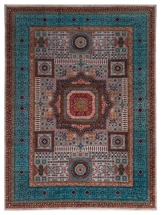 Nomad Super Mamluk  Gray Blue Traditional