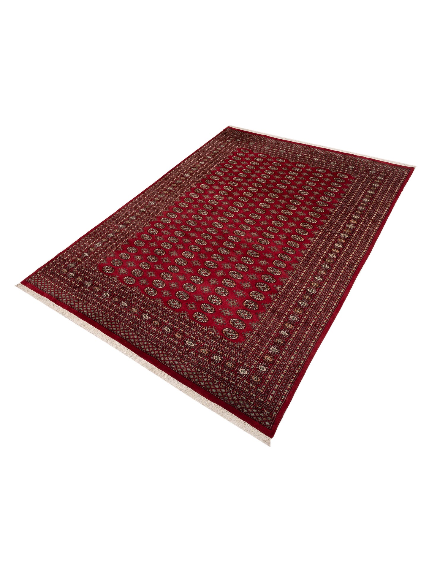 Bokhara 151434 Red Red 9.2x12.3 Hand Knotted Rug