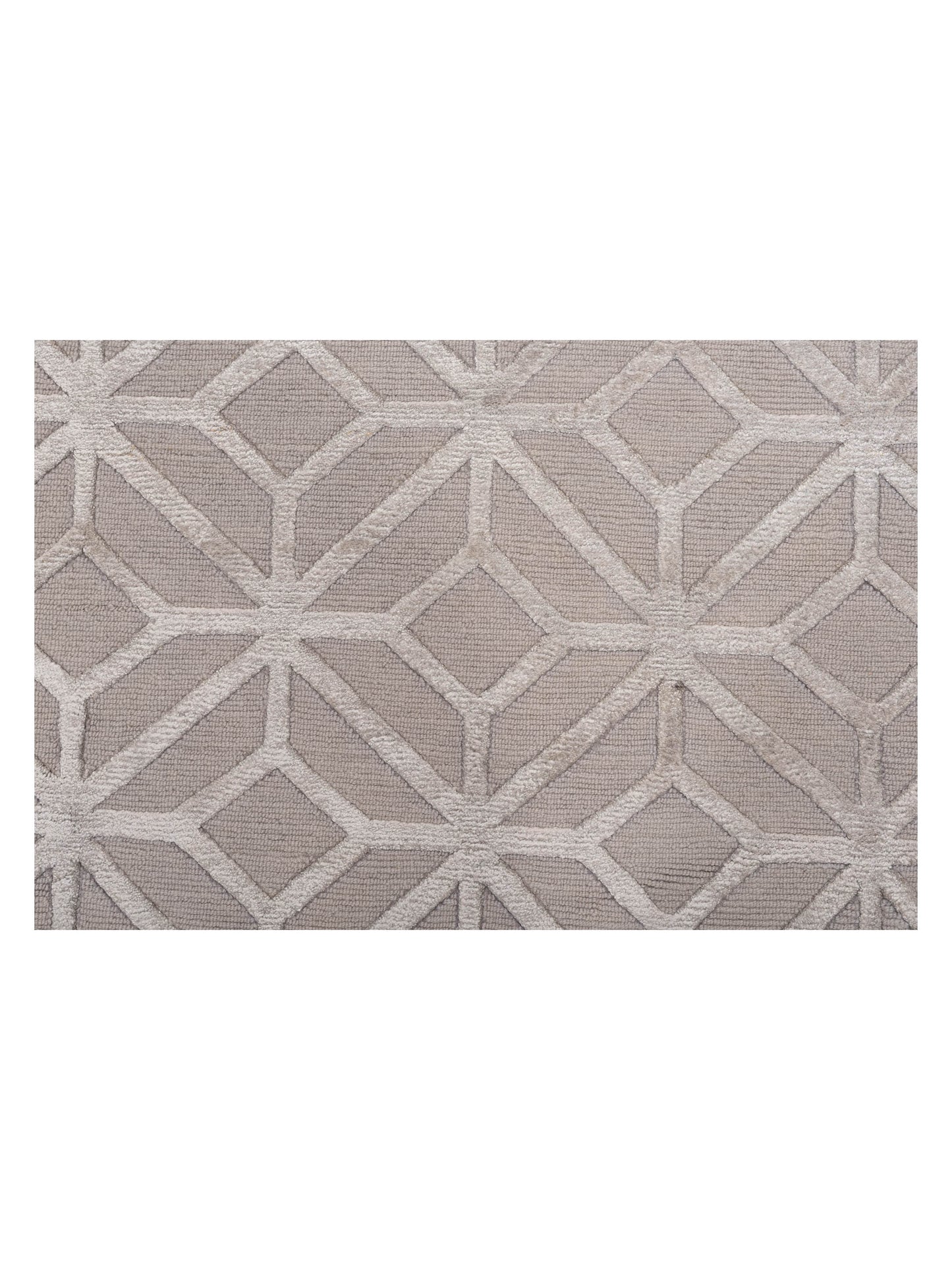 Tibetino 126643 Silver 8.1x10.3 Hand Knotted Rug