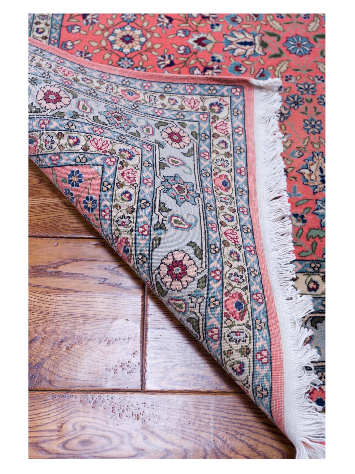 Hereke 108252 Pink Silver 4.3x5.9 Hand Knotted Rug