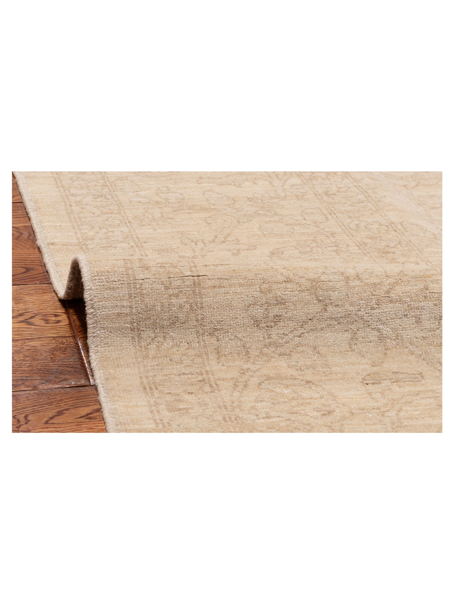 Laila 108802 Cream Cream 9x12.1 Hand Knotted Rug