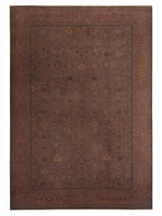 Pasha Turkish Elvan  Green Pink Traditional