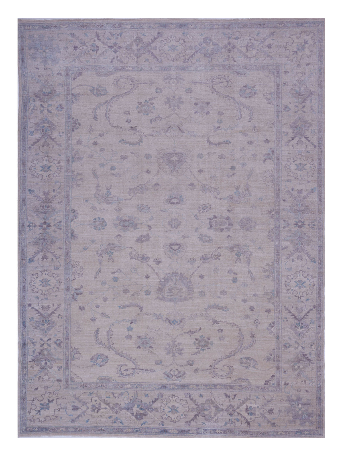 Anadol Angora Oushak  Ivory Ivory Traditional