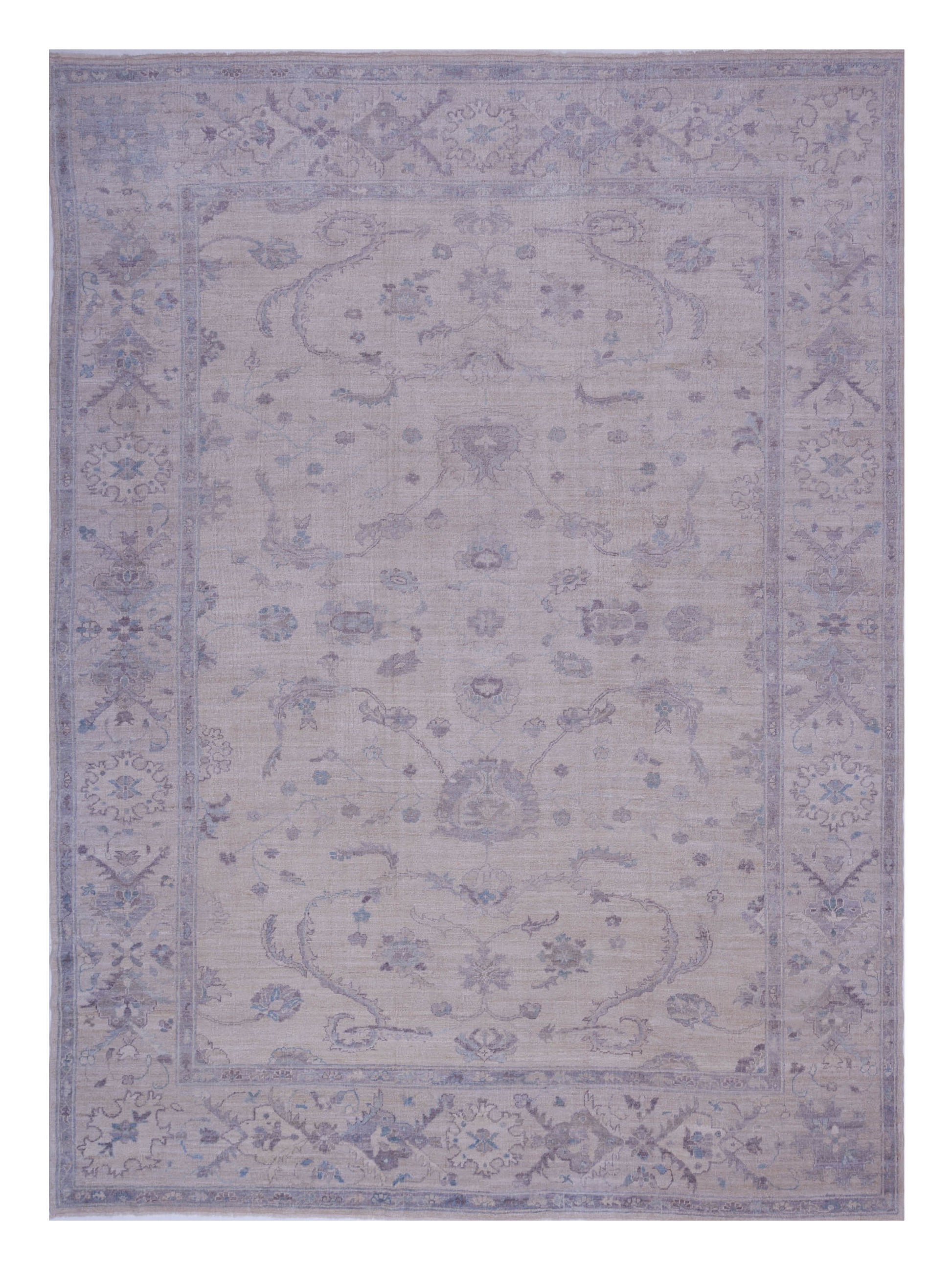 Anadol Angora Oushak  Ivory Ivory Traditional