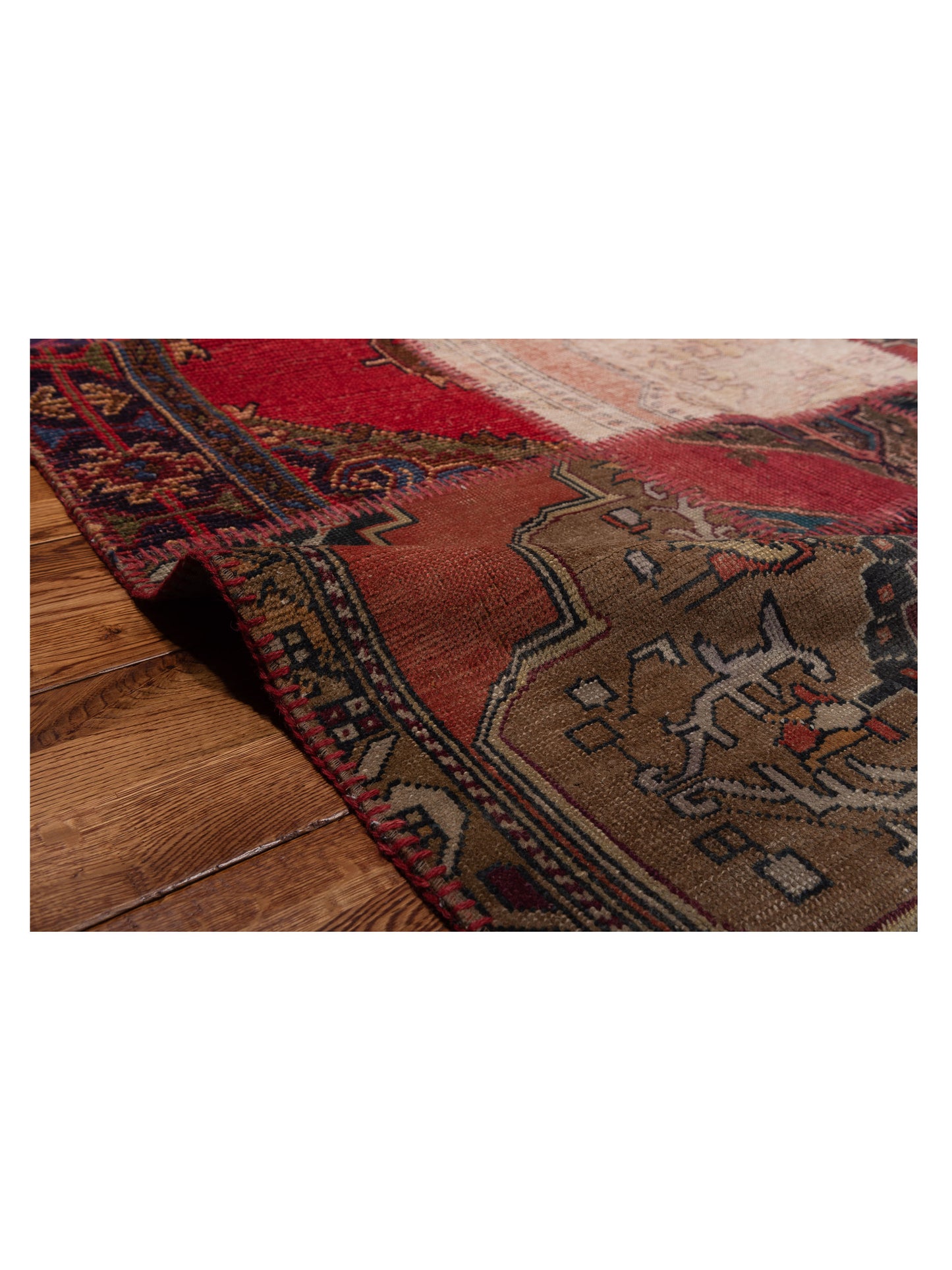Turkish Vestige Patchwork 146048 Multi 10x13.11 Hand Knotted Rug