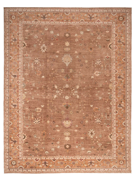 Anadol Angora Oushak  Brown Brown Traditional