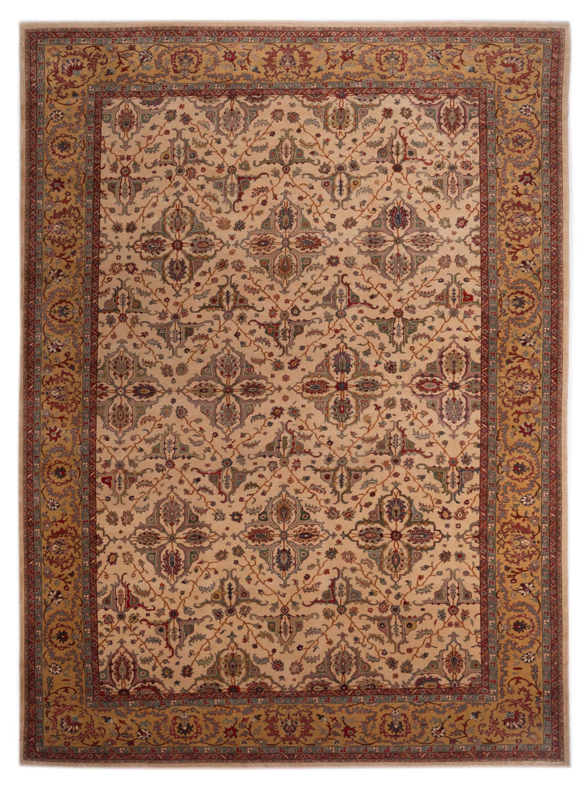 Pasha Antique Loom  Ivory Gold Traditional